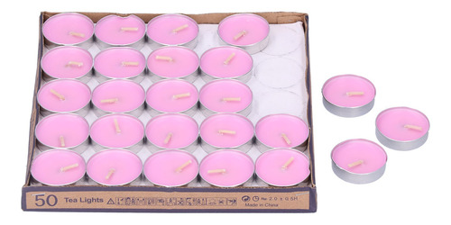 50 Piezas Velas Redondas Sin Humo Velas Perfumadas Boda