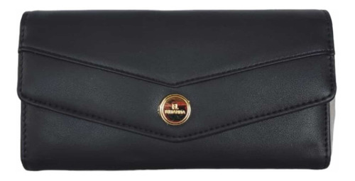 Cartera Negra Mujer 20cm Largo 10cm Alto 3cm Ancho Billetera