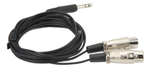 Cable De Micrófono Hembra Xlr Dual Con Sonido Estéreo De 3 M