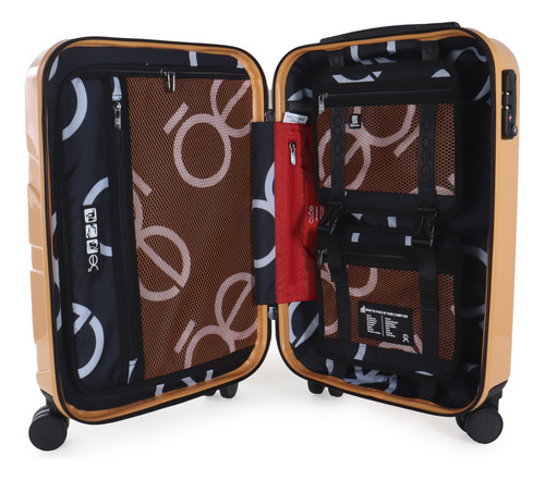 Maleta Chica Cloe Unisex Rígida 20 De Cabina Policarbonato