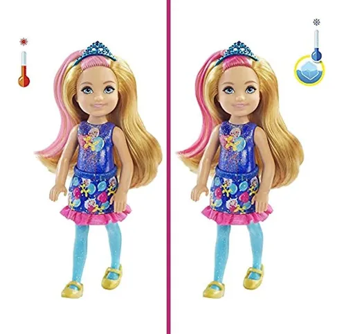 Barbie Color Reveal 2 Pack Chelsea Glitter 6 Sorpresas Rosa
