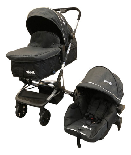 Cochecito 3 En 1 Travel System Gris Oscuro