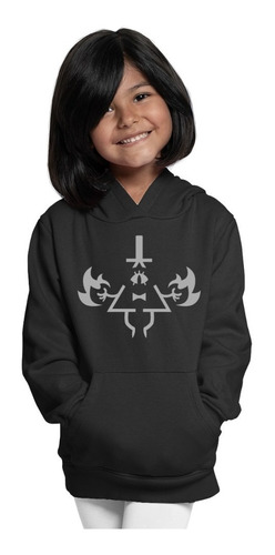 Sudadera Negra Infantil Gravity Falls Bill Cipher Poderes