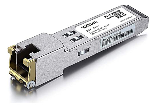 Pack 2.5g Sfp-t A Rj45: Compatible Con Fortinet Y Ms