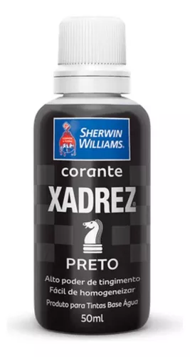 Tinta Xadrez Preto Pó 250G Globo