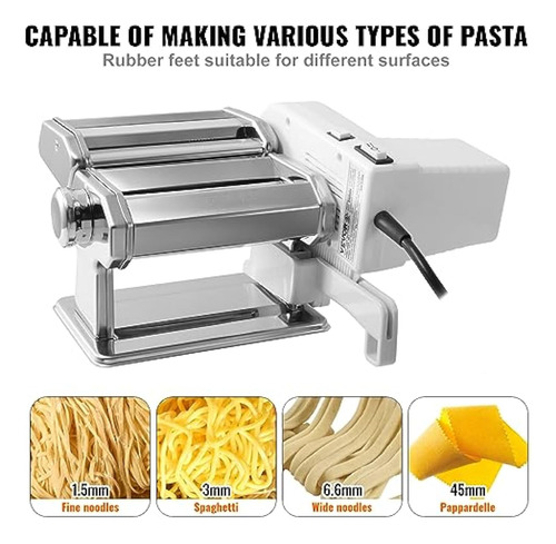 Vevor Máquina Eléctrica Para Hacer Pasta, 9