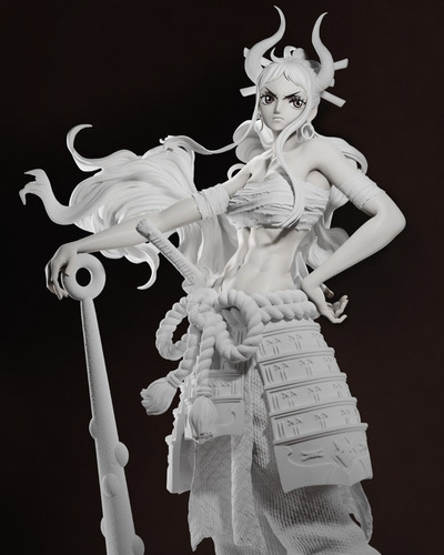 Archivo Stl Impresión 3d - One Piece - Yamato Samurai - Ca3d