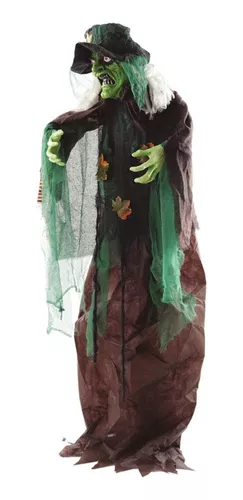 Boneca Bruxa Ariadne Halloween com Luz Som e Movimento - Alegra