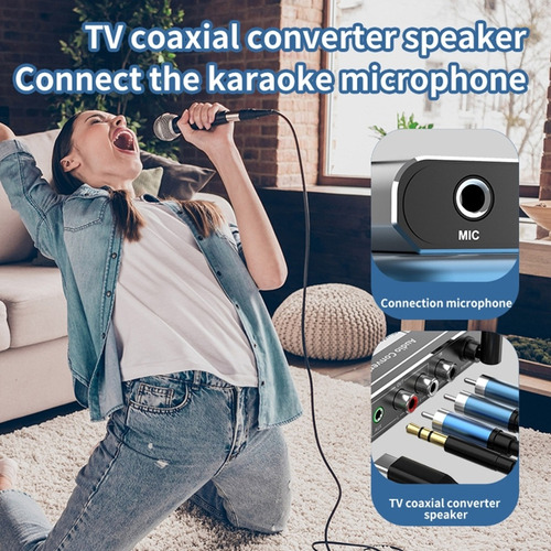Receptor 5.1 Compatible Con Bluetooth Dac Converter