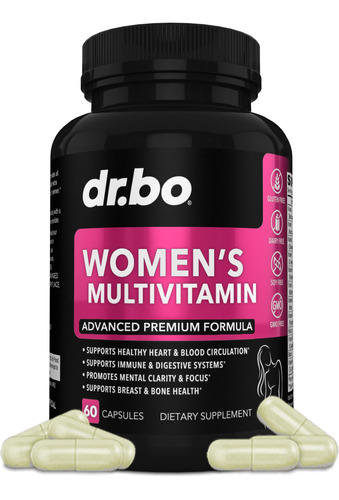 Multivitaminico Para Mujer, Vitaminas Naturales Diarias Para