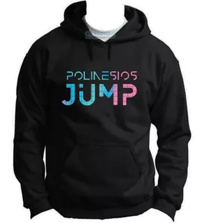 Sudadera Jump- Polinesios Negra Todas Las Tallas