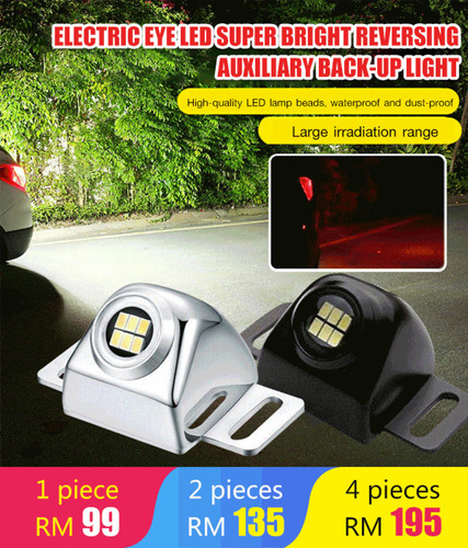 Luces De Coche Estables Con Carcasa Plateada (siempre Encend