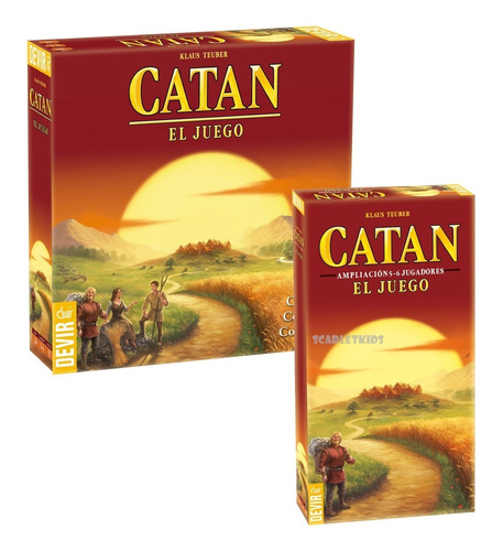 Colonos De Catan El Juego Devir Base + Ampliacion Original