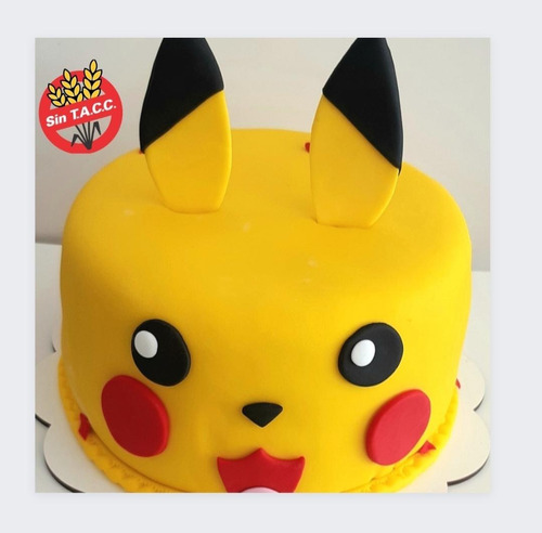 Torta Decorada Pokemon Sin Tacc Libre De Gluten