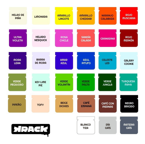 Pote Pintura Acrílica Krack 70ml Colores Café Empaná