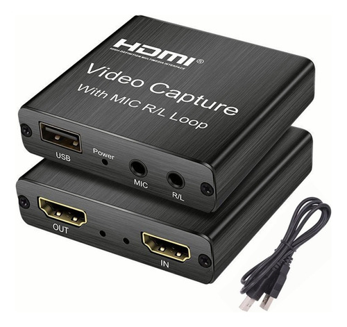 Tarjeta De Captura Hdmi Full Hd 1080p 60fps De Audio Y Vídeo