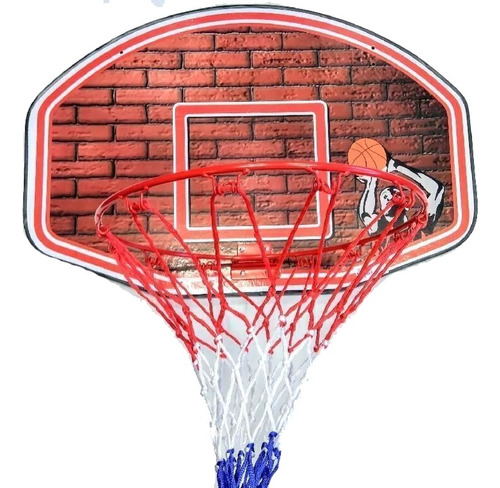 Tablero Basquet Madera 90 X 60 Cm Basquetbol Ez Life