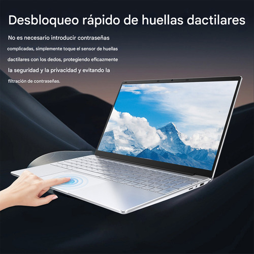 Más Popular Notebook 8gb Ram-512gb 15.6 Win11 Celeron N4000 Plateado