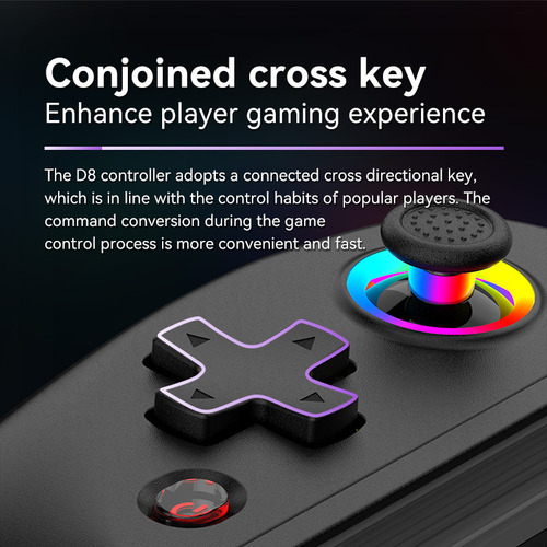 Joystick Telescópico De Control De Juegos D8 Con Luz Rgb