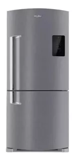 Heladera Con Freezer Bottom Mount Whirlpool Wre85ak Inox