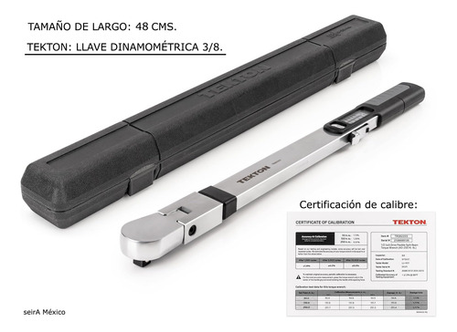 Tekton. 2 Piezas. Llaves Dinamométrica 72 Dientes 3/8 Y 1/2.