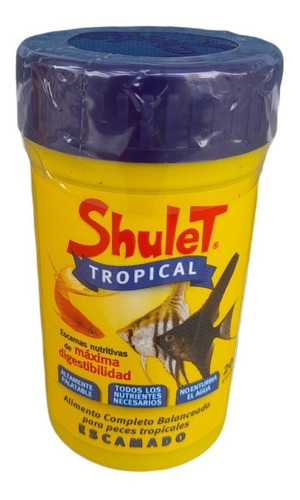 Alimento Escamas Shulet Tropical 20g Peces De Agua Tropical
