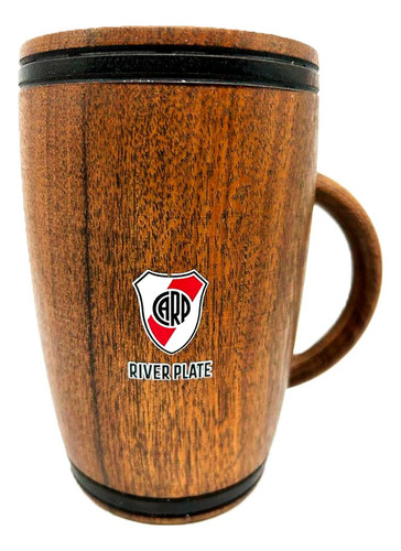 Chopp Madera Grabada A Color River Plate