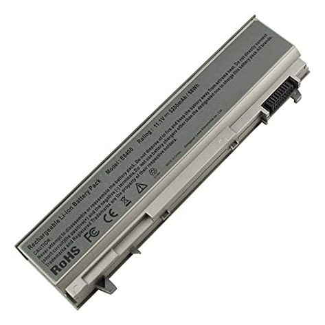 Bateria 5200mah Para Dell Latitude E6400 E6410 E6500 E6510 Precision M2400 M4400 M4500 M6500 Battry 4m529 Ky265 Pt434 31