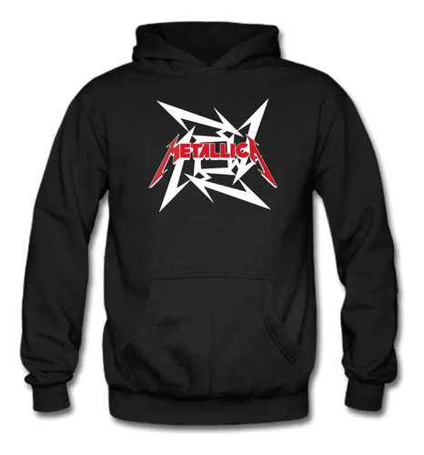 Poleron Metallica Bandas Rock Unisex / Niño / Hombre / Mujer