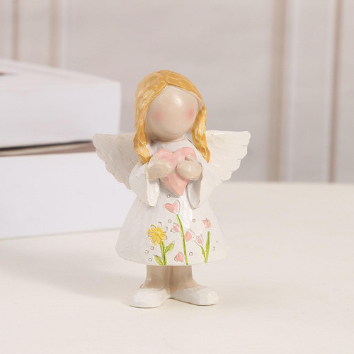 2 Estatua De Ángel Para Niña, Decoración Con, Artesanía