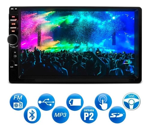 Central Multimidia 2 Din Ford Focus 2009 2010 2011 2012 2013