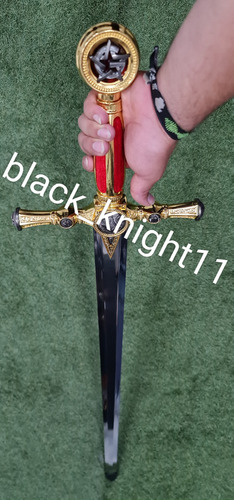 Espada Masonica Con Estrella Medieval Salomon Templario