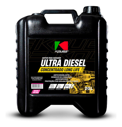 Aditivo Ultra Diesel Concentrado Long Life Rosa 20l Koube