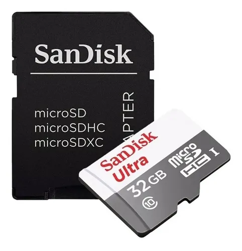 La Plata Memoria Sandisk Micro Sd 32gb Ultra Clase 10 80mb