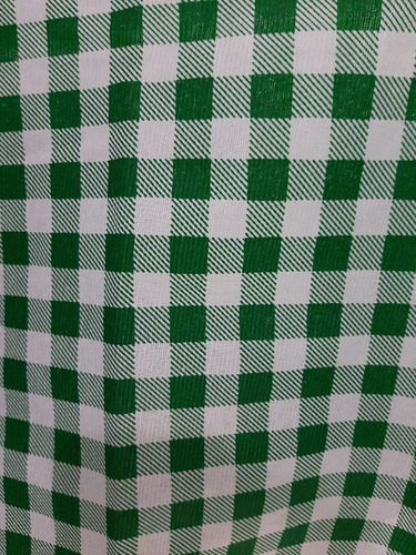 Imagem 8 de 8 de Toalha Para Mesa 14 Lugares Retangular 4,00x1,50 Xadrez Verd