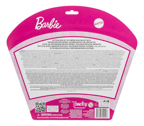 Set De Arte Corporal Con Bolígrafo Con Purpurina Townley Gir