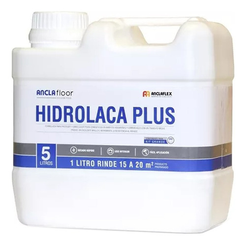 Anclafloor Hidrolaca Plus Cementicios 5 Lts Anclaflex Mm