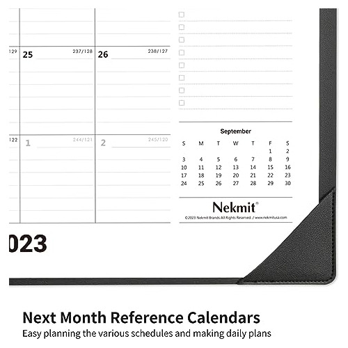 Calendario De Escritorio Grande 2023-2024 Alfombrilla D...