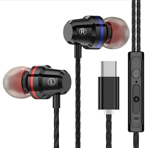 Auriculares Usb C Con Micrófono Incorporado Auriculares Con 