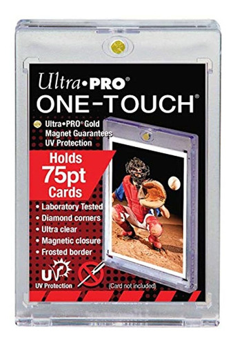 1 (uno) 75pt Ultra Pro One-touch Imán Titular De Tarjeta