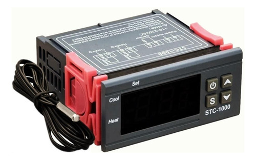 Controlador de temperatura de termostato digital Stc-1000 110/220 v