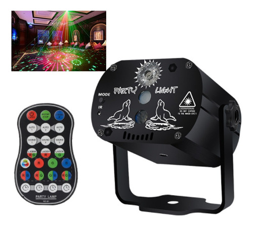 Mini Rgb Disco Luz Led Proyector Escenario Fiesta Dj Lámpara