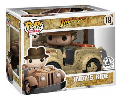 Funko Pop Indy's Ride 19 Indiana Jones (caja Con Daños)