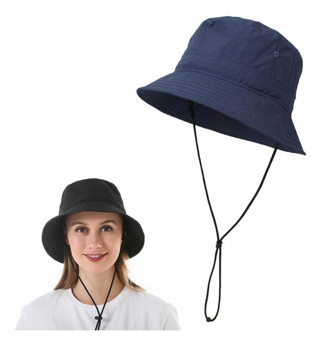 Gorro De Pescador Sólido Con Protección Uv 2023 For Senderi