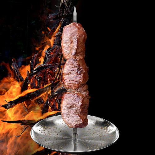 Piquebar Brocheta Vertical Para Barbacoa Brasileña Para Asar