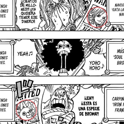 Imagen 4 de 6 de Cartel Wanted Mugiwara X 10 One Piece Post Wano - Animeras