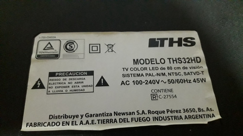 Tiras Led (juego) Tv Ths Ths32hd Impecables Testeadas (Usado)