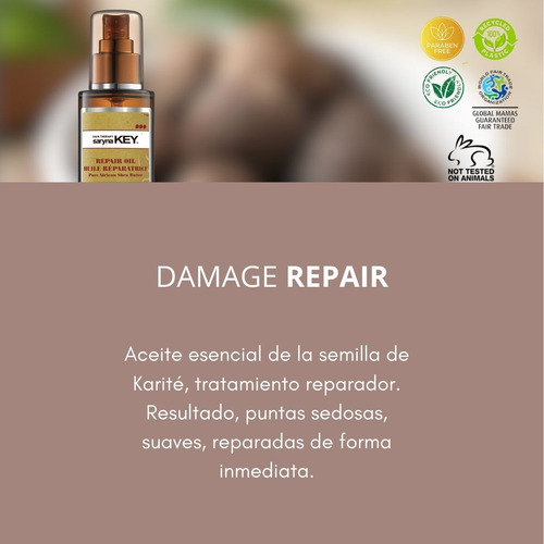 Aceite Tratamiento Para El Cabello Light Saryna Key 105 Ml