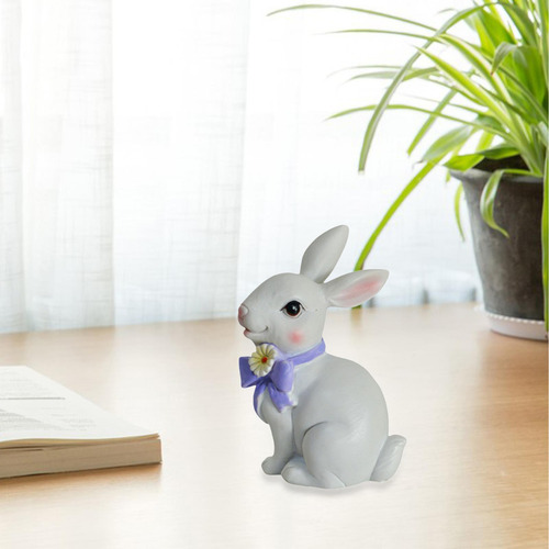 Figura De Conejo, Adorno Portátil, Elegante, Decorativa, De
