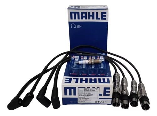 Kit Cables Mahle + Bujias Bosch Trend Fox Voyage Vo1.6 8v